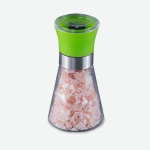 Соль гималайская розовая Wonder Life 2-5мм в стеклянной мельничке с керамическими жерновами 100г цвет зеленый