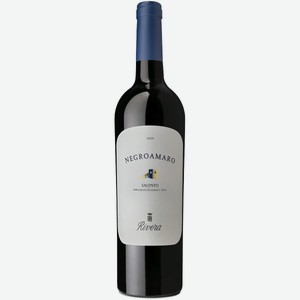 Вино Негроамаро Саленто Ривера, красное сухое, 13.5%, 0.75л, Италия
