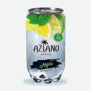 Напиток Aziano Мохито Газированный 0,35л Пэт