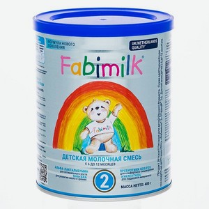 Смесь молочная FABIMILK 2 400г с 6месяцев