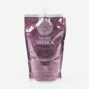 Шампунь Natura Siberica для окрашенных волос Защита и блеск Дой-пак 500 мл