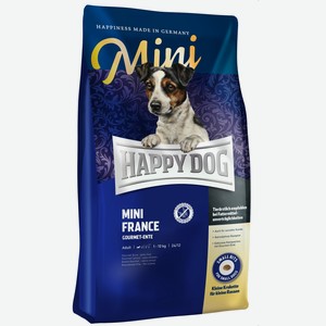 Happy Dog Mini France Франция для маленьких собак при пищевой аллергии с уткой 4 кг