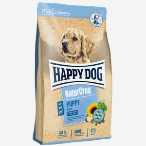 HAPPY DOG 4кг Корм Натуркрок Паппи (для щенков)