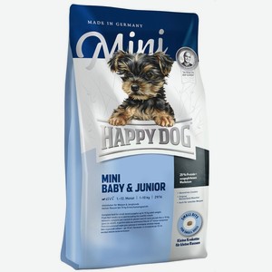 Happy Dog Mini Baby&Junior для щенков малых пород 4 кг