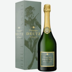 Шампанское Deutz Brut Classic белое брют 0,75 л в подарочной упаковке