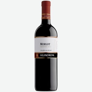Вино Mezzacorona Merlot красное сухое 0,75 л