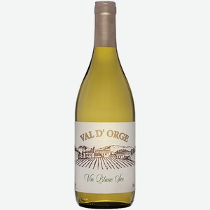 Вино Val d`Orge белое полусладкое 0,75л