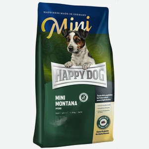 Happy Dog Mini Montana Монтана для маленьких собак, с кониной 4 кг
