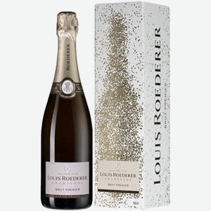 Шампанское Louis Roederer Premier белое брют 0,75 л в подарочной упаковке