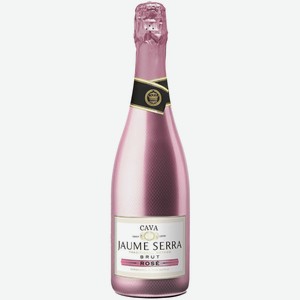 Вино игристое Cava Jaume Serra Brut Rose розовое брют 0,75 л