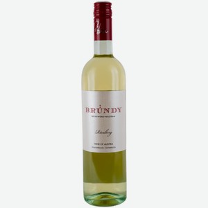 Вино Brundy Riesling белое полусухое 0,75 л