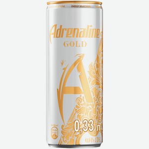 Энергетический напиток Adrenaline Gold Цитрус-Виноград-Цветочный букет 0,33 л