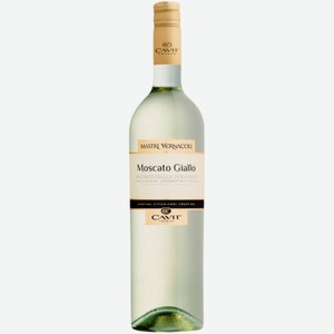 Вино Mastri Vernacoli Moscato Giallo белое полусухое 0,75 л