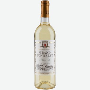 Вино Grand Tonnelet Blanc Sec белое сухое 0,75 л