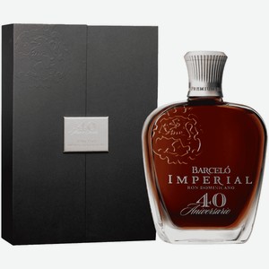Ром Barcelo Imperial 40 Aniversario 0,7 л в подарочной упаковке