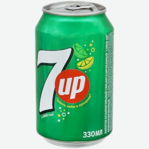 Напиток газированный 7UP 0,33 л ж/б