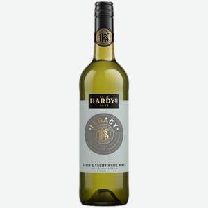 Вино Hardy s Legacy White белое полусухое 0,75 л