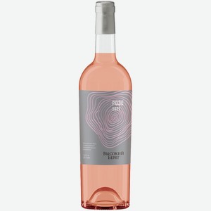 Вино Высокий Берег Розе розовое сухое 0,75 л
