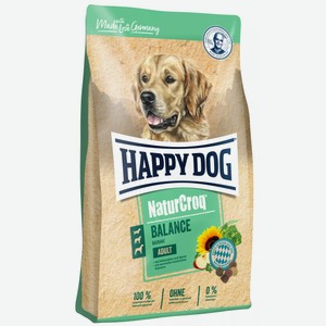 Happy Dog NaturCroq Adult Balance для собак всех пород с 5 злаками, овощами и сыром 4 кг