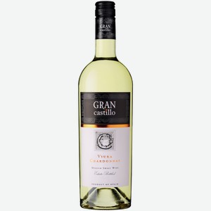 Вино Gran Castillo Viura Chardonnay белое полусладкое 0,75 л