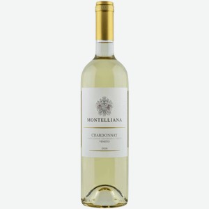 Вино Montelliana Chardonnay белое сухое 0,75 л