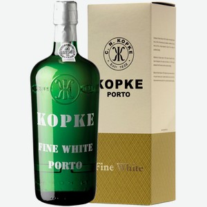 Портвейн Kopke Fine White 0,75 л в подарочной упаковке