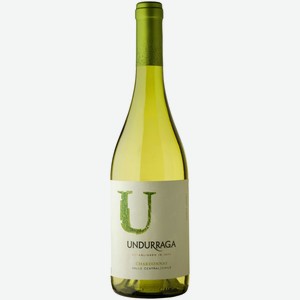Вино Undurraga Chardonnay белое сухое 0,75 л