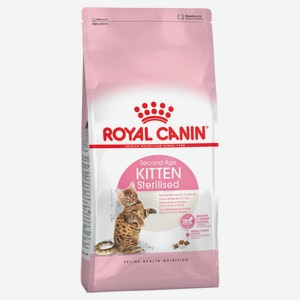 Сухой Сухой корм для котят Royal Canin Kitten Sterilised для стерилизованных пород, 400 г