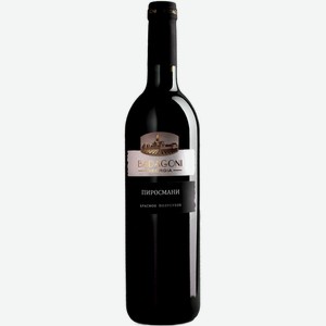 Вино Badagoni Пиросмани красное полусухое 12,5% Грузия 0,75л