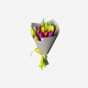 Букет цветов из 15 тюльпанов