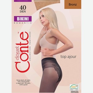 Колготки женские Conte Bikini 40 р.4 bronz арт.1001140740040002