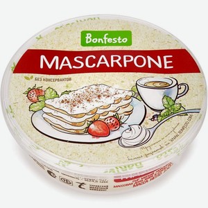Сыр Маскарпоне 78% Бонфесто 250г #