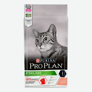 Сухой корм Pro Plan с лососем для стерилизованных кошек 1,5 кг