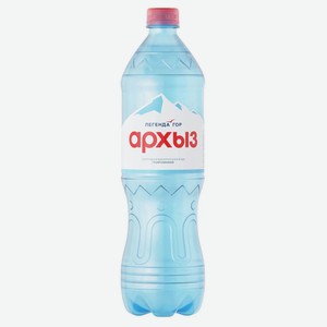 Минеральная вода Архыз Легенда гор газированная, 1,5 л, пластиковая бутылка