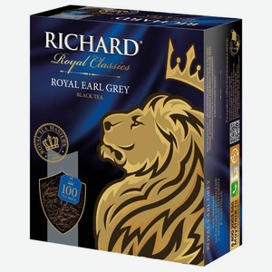 Чай черный Richard Royal Classics Earl Grey в пакетиках 100 шт