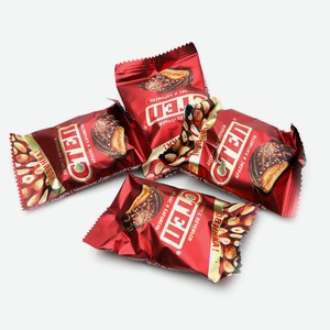 Конфеты десерт с печеньем арахис и карамель ТМ Степ в магазине ...