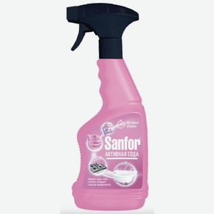 Чистящее средство Sanfor Экспресс-уборка твердых и мягких поверхностей