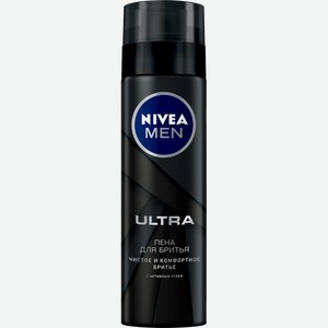 Пена для бритья Nivea Men Ultra С активным углем