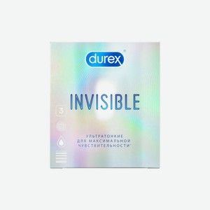 Презервативы 3шт Durex Invisible Ультратонкие к/уп