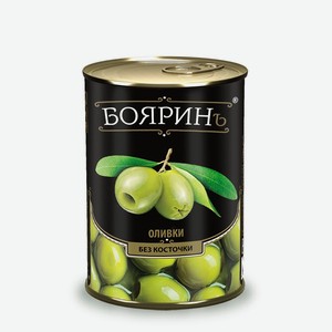 Оливки 300 мл Бояринъ б/к ж/б