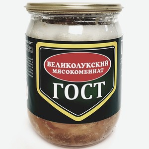 Консервы 0,5 кг Великолукский мясокомбинат свинина тушеная ГОСТ ст/б
