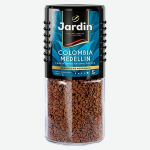 Кофе 95 г Jardin Colombia Medellin растворимый сублимированный ст/банка