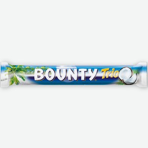 Батончик 82,5 Mars Bounty Трио молочный шоколад м/уп