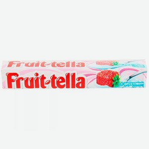 Жевательные конфеты 41 г Fruit-tella клубничный йогурт м/уп
