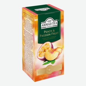 Чай черный Ahmad Tea Персик-маракуйя (1.5г x 25шт), 37.5г Россия