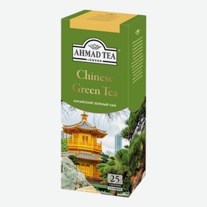 Чай зеленый Ahmad Tea Китайский (1.8г x 25шт), 45г Россия