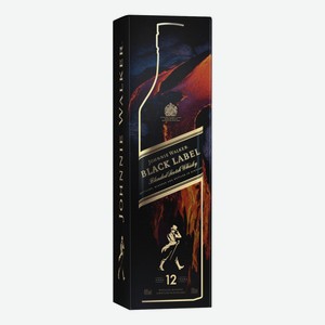 Виски шотландский Johnnie Walker Black Label в подарочной упаковке, 0.7л Великобритания