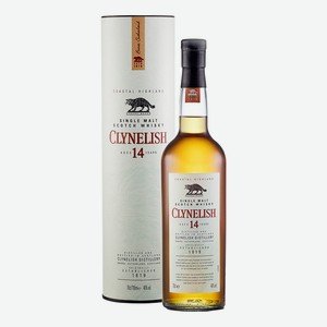 Виски шотландский Clynelish 14 лет в подарочной упаковке, 0.75л Великобритания