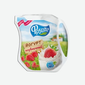 Йогурт питьевой Фруате клубника, 1.5%, 450 г