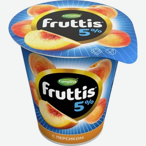 Продукт йогуртный Fruttis Сливочное лакомство персик 5%, 290г